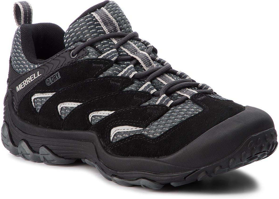 Buty trekkingowe Merrell Cham 7 Limit Wp J12775 Black Szary Czarny - Ceny i opinie - Ceneo.pl