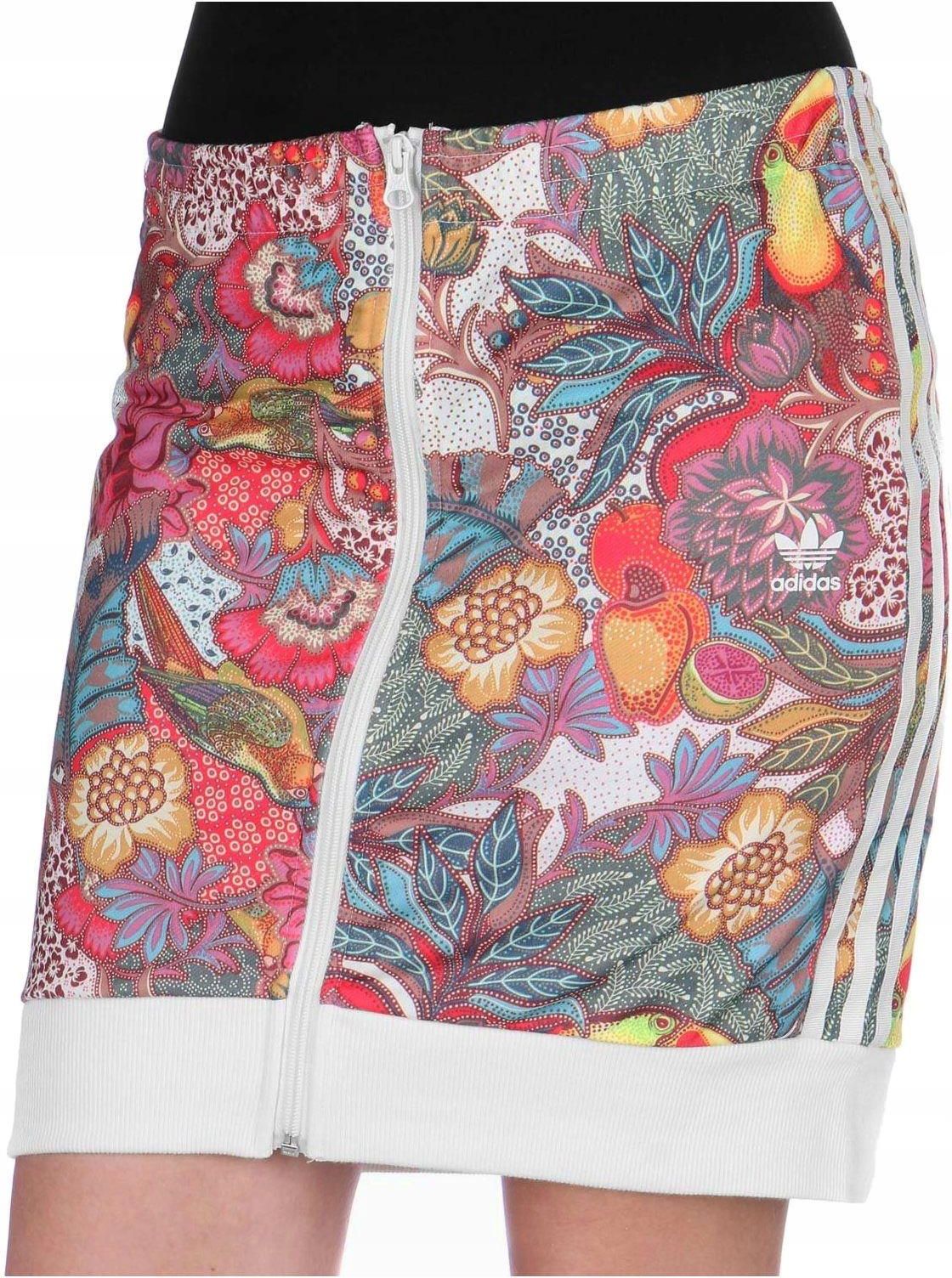 Bluza sportowa Adidas Originals wielokolorowa w kwiaty