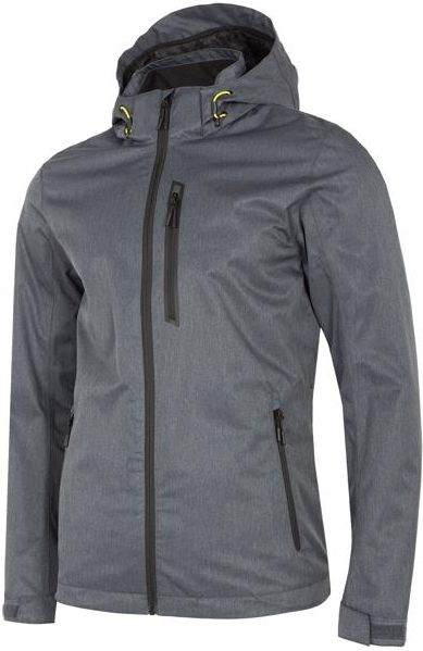 Kurtka trekkingowa męska 4F KUMT003, średni szary, membrana kurtka gore tex męska 4f