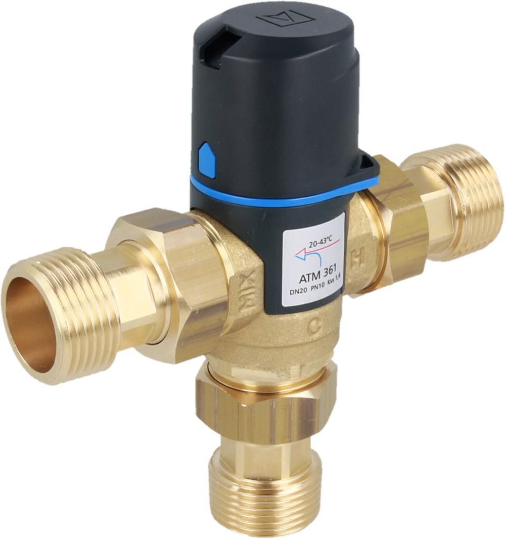 Zawor Afriso Zestaw Termostatycznego Zaworu Mieszajacego Atm 361 Dn G1 43 C Kvs 1 6m3 H Opinie I Ceny Na Ceneo Pl