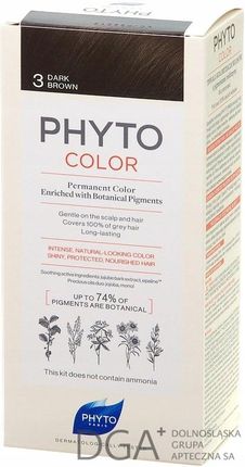 Phyto Color Farba Do Włosów 3 Ciemny Kasztan