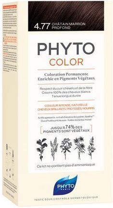 Phyto Color Farba Do Włosów 4.77 Intensywny Kasztanowy Brąz