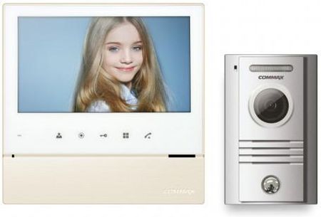 Commax White/Drc-40K Wideodomofon 7 Z Kamerą Natynkową Cdv70Hwhitedrc40K