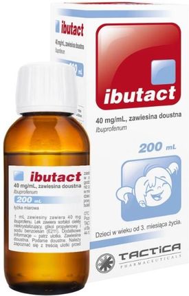 Ibutact 40mg/ml, zawisina doustna ze strzykawką 200ml