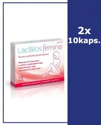 Lacibios Femina Doustny Probiotyk Ginekologiczny 2x10 kaps