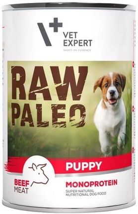 Vet Expert Raw Paleo Dog Puppy Wołowina 400G