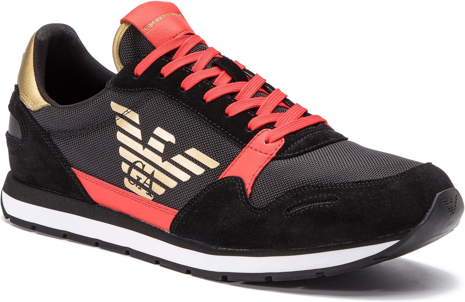 Sneakersy EMPORIO ARMANI X4X215 XL198 A047 Black Ceny i opinie