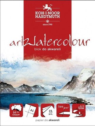 Blok akwarelowy artwatercolour A4 12 kartek