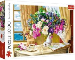 5900511261578 Puzzle 1500 Elementów Kwiaty W Wazonach Trefl for sale online 