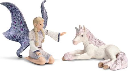 Schleich Świat Elfów Lindariel Ze Żrebakiem Jednorożca 70424