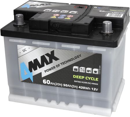 4Max Akumulator Osobowy Bat60/420R/Dc/4Max