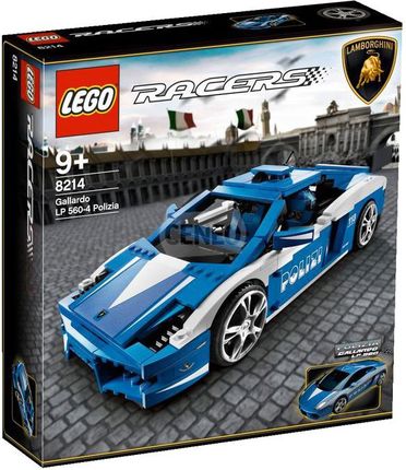 LEGO 8214 Racers Lamborgini Gallardo Lp5604 Polizia