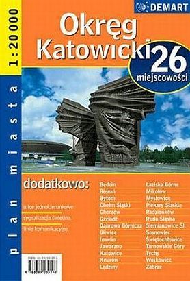 Okręg Katowicki.Atlas (26 miejscowości)