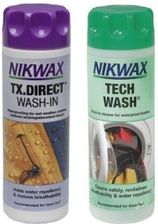 jakie Impregnaty do sprzętu turystycznego wybrać - Nikwax Tech Wash + Nikwax TX Direct Wash-In