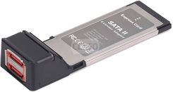 Zdjęcie Gembird ExpressCard do eSATA II x2 porty (PCMCIAX-ESATA22) - Karczew