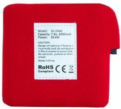 Zdjęcie Glovii Bateria Do Podgrzewanej Kamizelki Czerwony - Iwonicz-Zdrój