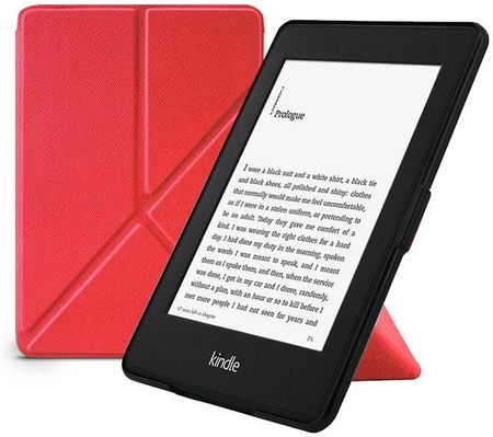 Etui origami Kindle Paperwhite 4 (2018) czerwony
