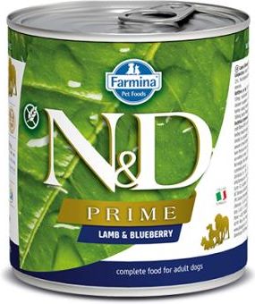 N&D Dog Prime Lamb & Blueberry Adult 285G