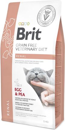 Brit Veterinary Diet Renal Egg&Pea 5Kg