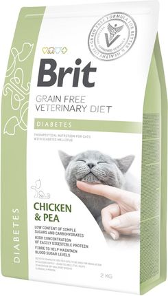 Brit Veterinary Diet Diabetes Chicken&Pea 2Kg
