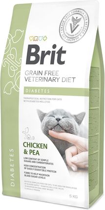 Brit Veterinary Diet Diabetes Chicken&Pea 5Kg