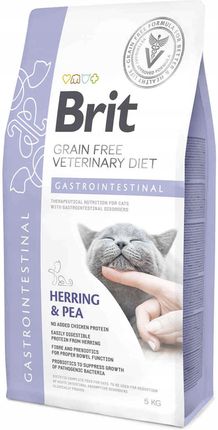 Brit Veterinary Diet Gastrointestinal Herring&Pea 5Kg