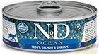 FARMINA ND CAT OCEAN Tuna Salmon Tuńczyk Łosoś 70g | DARMOWA DOSTAWA OD 45 ZŁ! | 10zł na START + ZNIŻKI do 3%!