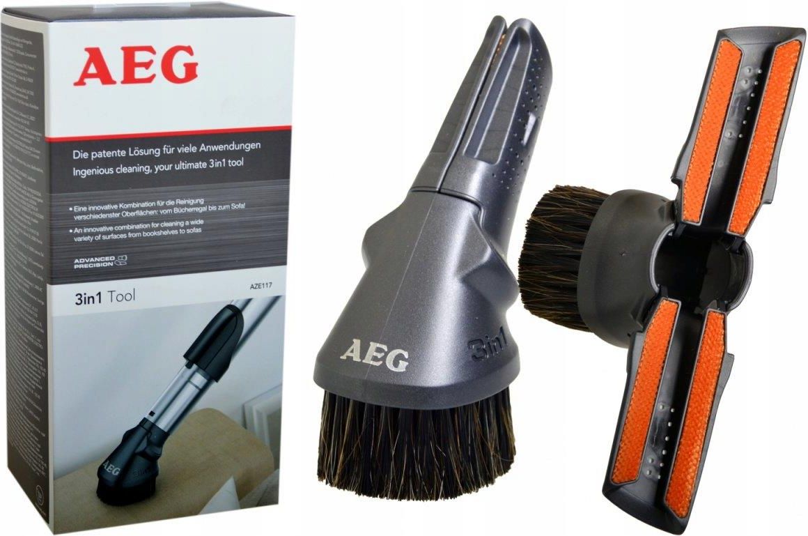 AEG 3-in-1 Kombidüse – Fugendüse, Möbelpinsel & Polsterdüse In Einem Für Ultra-Staubsauger
