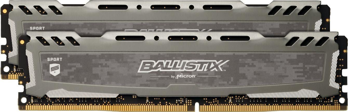 Pamięć RAM Crucial 16GB (2x8GB) 3000MHz Ballistix Sport LT Gray CL15  (bls2k8g4d30aesbk) - Opinie i ceny na Ceneo.pl