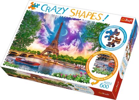 Trefl Puzzle 600el. Crazy Shapes Niebo Nad Paryżem 11115
