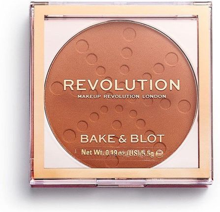 Makeup Revolution Bake&Blot Puder Prasowany Orange 5,5g