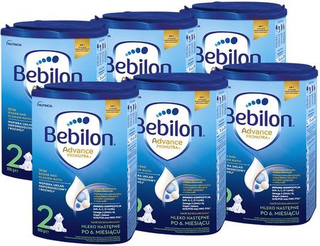 Bebilon 2 Advance Pronutra mleko następne po 6. miesiącu 6x800g