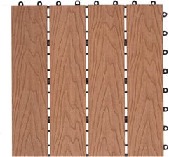 Zdjęcie Dlh Podest Kompozyt. Struktura Teak 30X30X2,1Cm - Libiąż