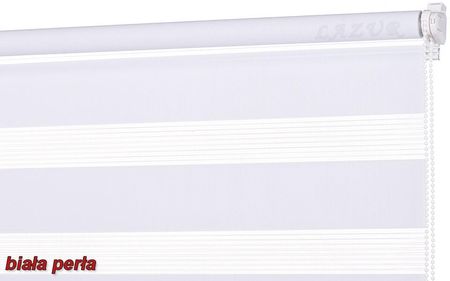 Lazur Roleta Wolnowisząca Dzień I Noc Biała Perła 240X230Cm