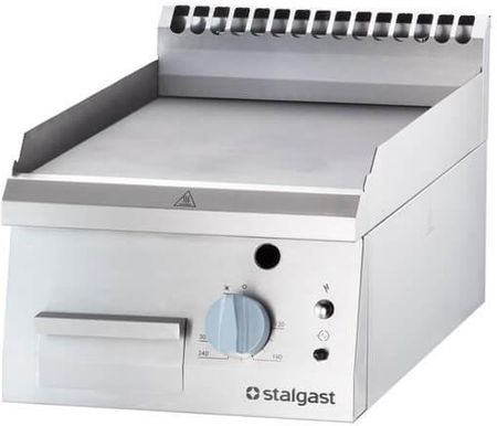 Pojedyncza płyta grillowa gazowa nastawna gładka, 400x700x250mm, G30 | STALGAST, Linia 700