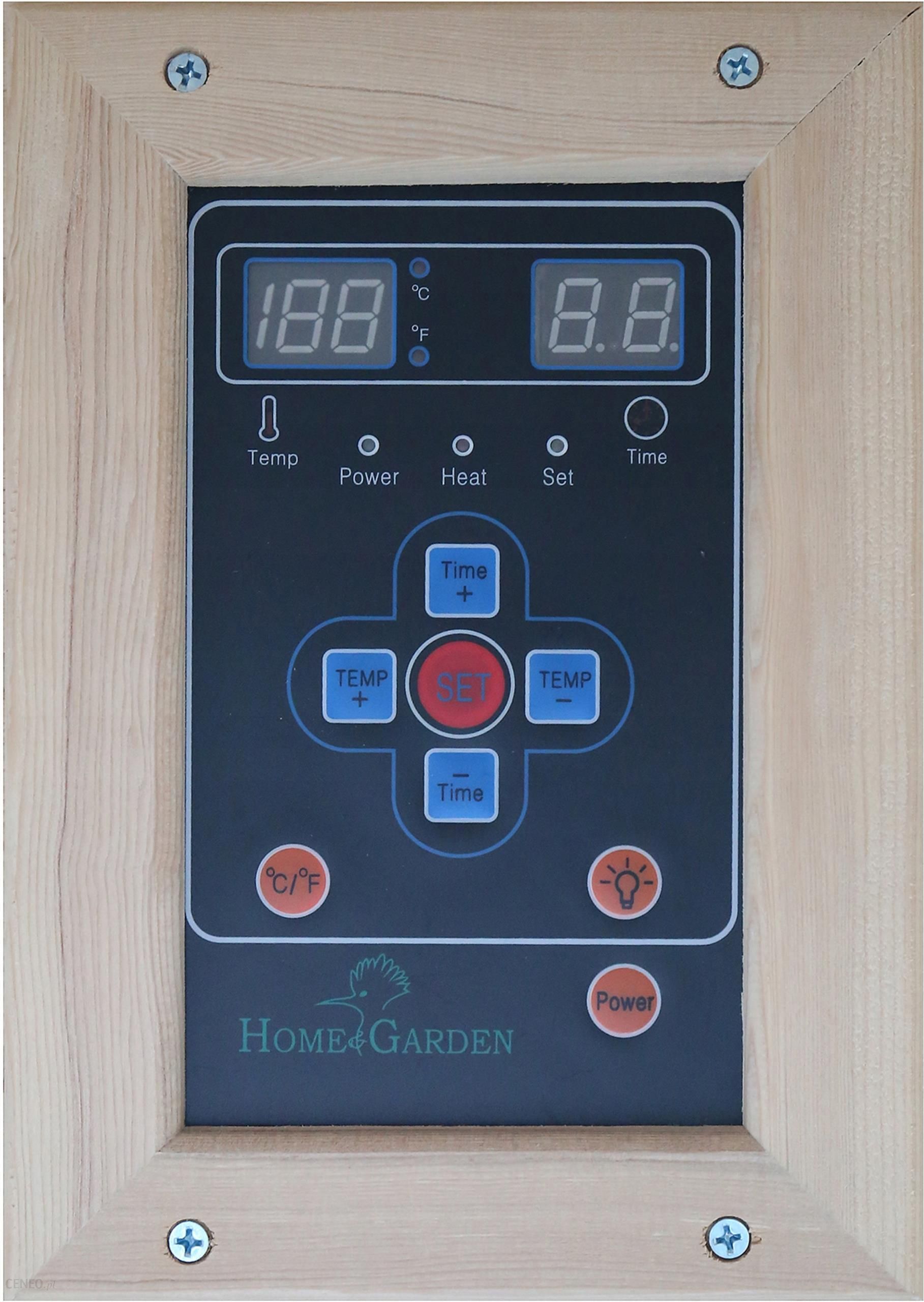 Home&Garden Sauna Na Podczerwień Z Koloroterapią Dh1 Gh Grey