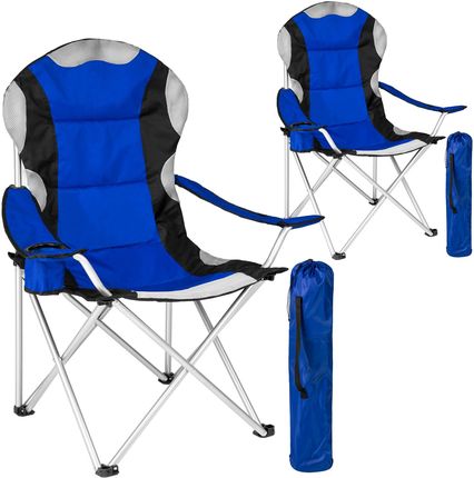 Tec Take 2 Krzesła Turystyczne Wyścielane Niebieski