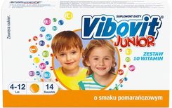 Zdjęcie Vibovit Junior smak pomarańczowy 14 saszetek - Węgrów