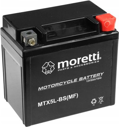 Akumulator Żelowy MTX5L-BS YTX5L-BS 5Ah Moretti