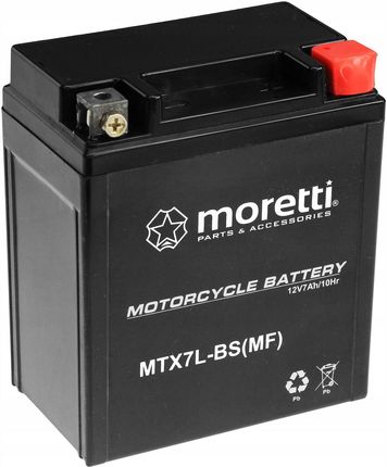 Akumulator Żelowy MTX7L-BS YTX7L-BS 7Ah Moretti