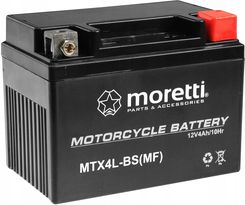 Akumulator Żelowy MTX4L-BS YTX4L-BS 4Ah Moretti - Części motocyklowe