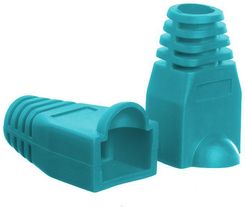 NETRACK osłonka na wtyk RJ45 8p zielona (100 szt) (105-82)