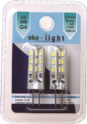 Eko-Light Ekolight 1,5W G4 12Vbarwa Ciepły (Ekza116)