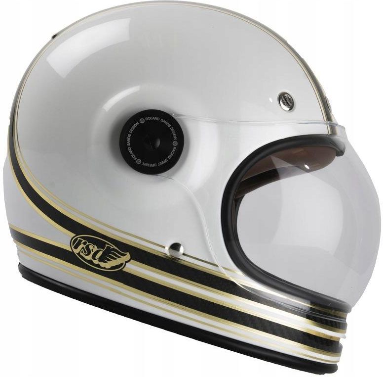 bell bullitt helmet carbon rsd mojo white gold Kask motocyklowy Bell Bullitt Carbon Rsd Mojo Wh/Gold