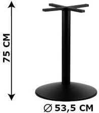 Zdjęcie Stema Podstawa Stolika Sh-4003-7/B Fi 535Cm  Czarny - Łask