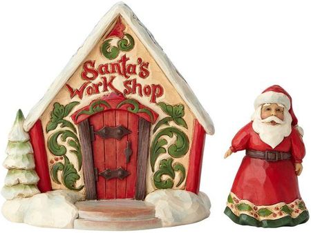Jim Shore Mikołaj I Sklep Z Zabawkami Santa And Toy Shop Gift Set Figurka Ozdoba Świąteczna (4060314)