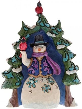 Jim Shore Bałwanek I Świąteczne Drzewko Snowman And Tree Gift Set Figurka Ozdoba Świąteczna (4060313)
