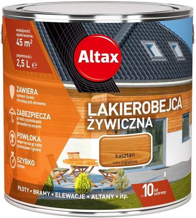 Altax Lakierobejca Żywiczna 2,5L Kasztan