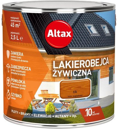 Altax Lakierobejca Żywiczna 2,5L Tik