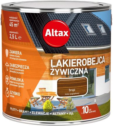 Altax Lakierobejca Żywiczna 2,5L Brąz
